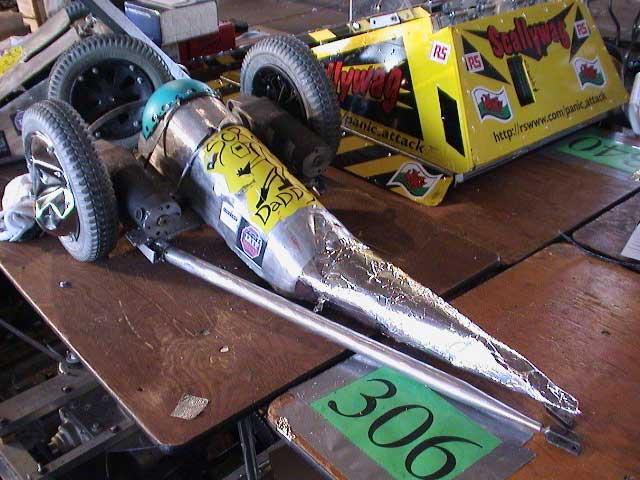 Competitor "Scrap Daddy Surplus" at BattleBots 3.0