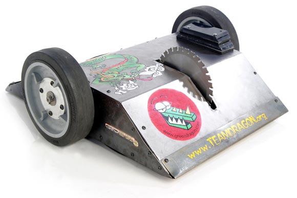 Competitor "Green Dragon" at BattleBots 3.0