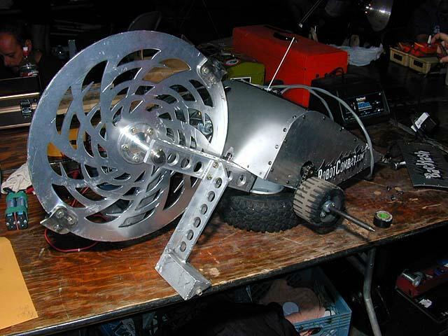 Competitor "Backlash" at BattleBots 3.0