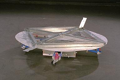 Competitor "Cyclo Kluge" at Robot Wars 1996