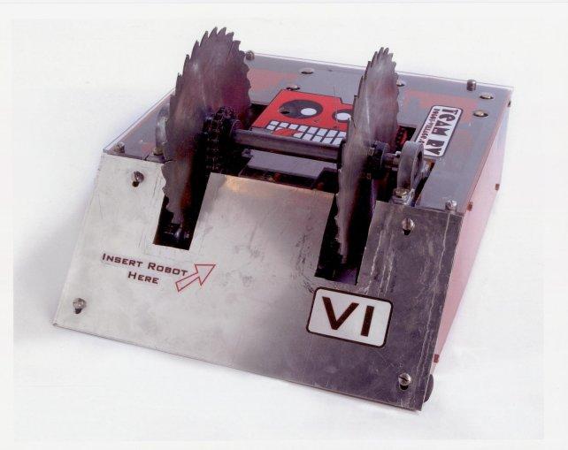 Competitor "Village Idiot" at BattleBots 3.0