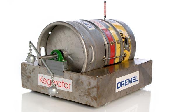 Competitor "Kegerator" at BattleBots 3.0