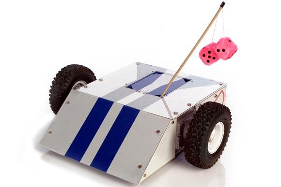 Competitor "Pink Slip" at BattleBots 3.0