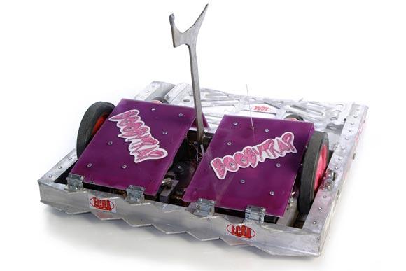 Competitor "Booby Trap" at BattleBots 3.0