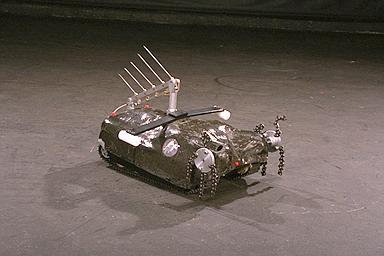 Competitor "Gigan" at Robot Wars 1996