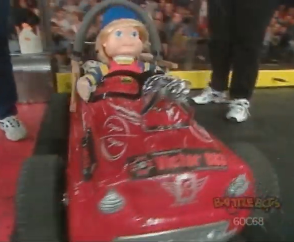 Competitor "Buddy Lee Stay in Your Seat" at BattleBots 3.0