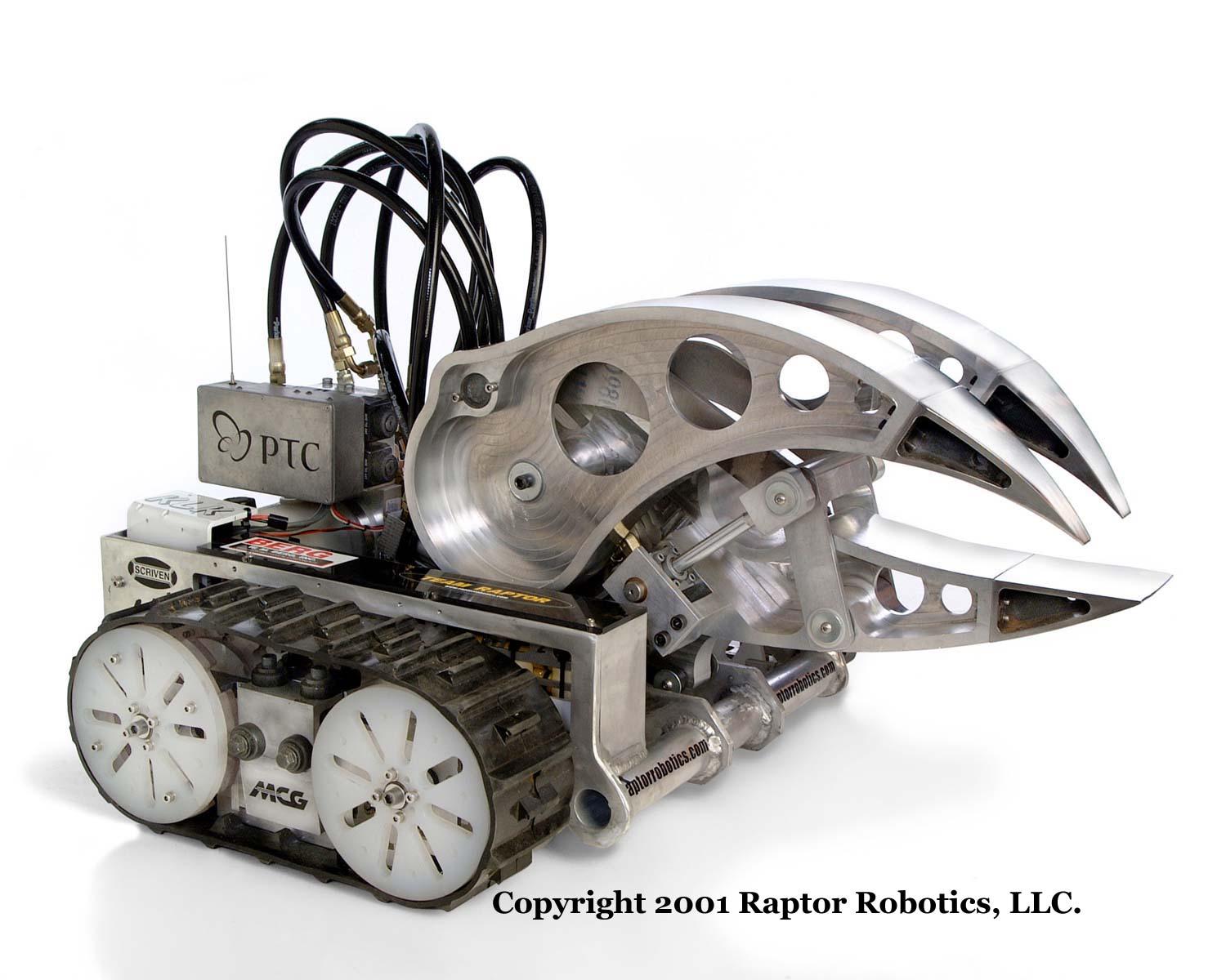 Competitor "Tripulta Raptor" at BattleBots 3.0