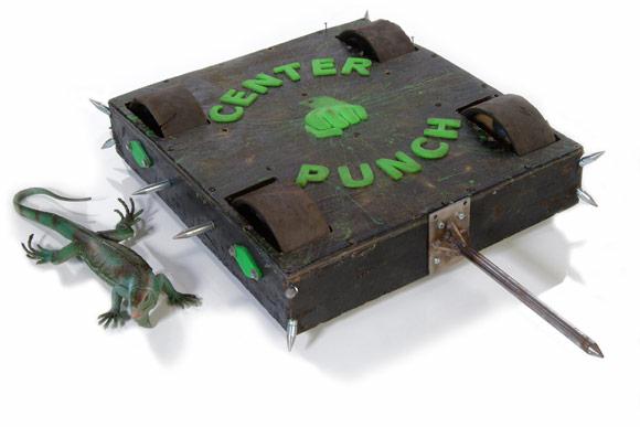 Competitor "Center Punch" at BattleBots 3.0