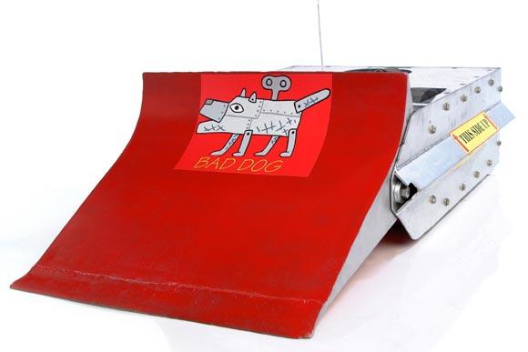 Competitor "Bad Dog" at BattleBots 3.0