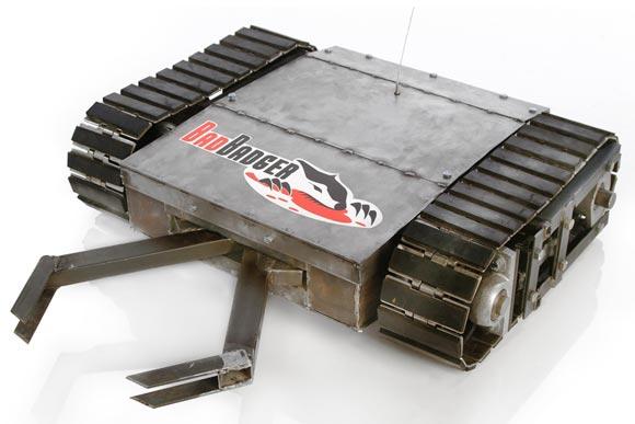 Competitor "Bad Badger" at BattleBots 3.0