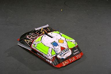 Competitor "Arsenic" at Robot Wars 1996