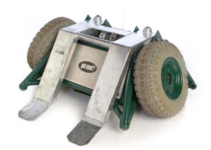 Competitor "Fork-N-Stein" at BattleBots 3.0