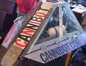 Competitor "Cannibot" at BattleBots 3.0