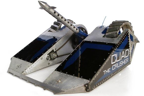 Competitor "CUAD the Crusher" at BattleBots 3.0