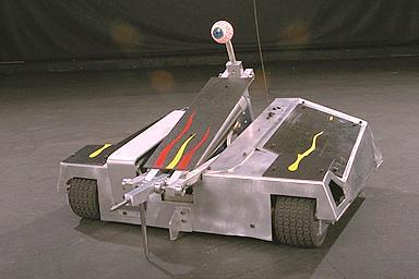 Competitor "X2" at Robot Wars 1996