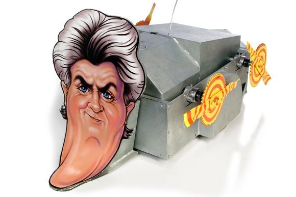 Competitor "Chinkilla" at BattleBots on The Tonight Show with Jay Leno