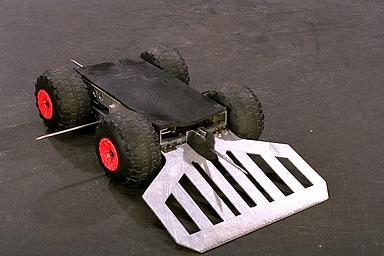 Competitor "Spiked Master II" at Robot Wars 1996