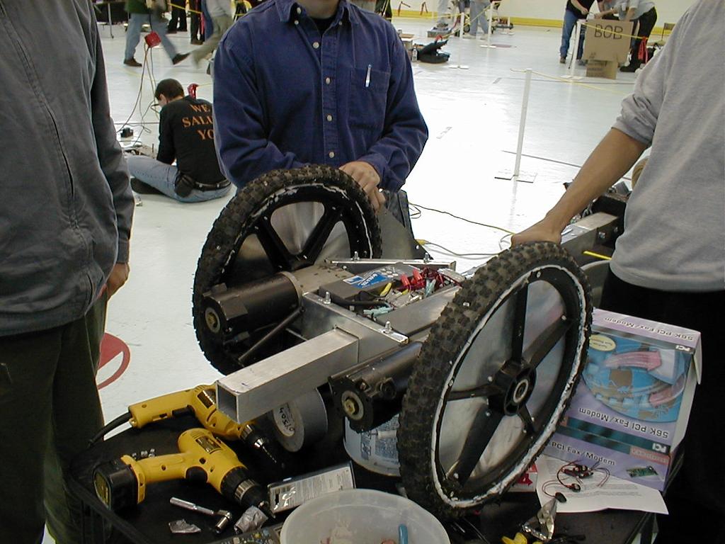 Competitor "Spin Cycle" at Twin-Cities Robowars II (Mechwars II)