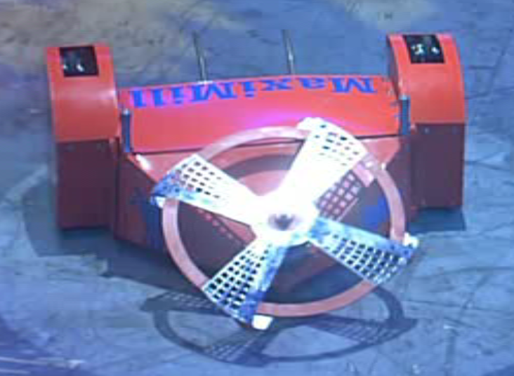 Competitor "MaxiMill" at Robot Wars Extreme