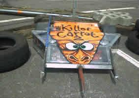 Competitor "Killer Carrot 2" at Robot Mania Brighton 2001