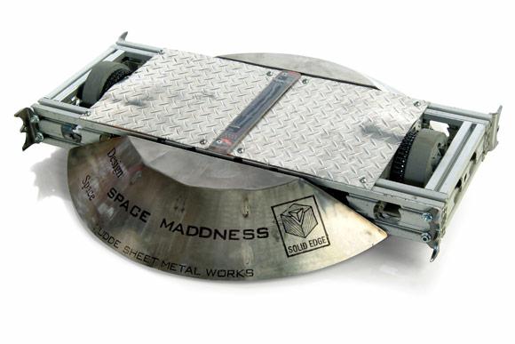 Competitor "Space Madness" at BattleBots 4.0