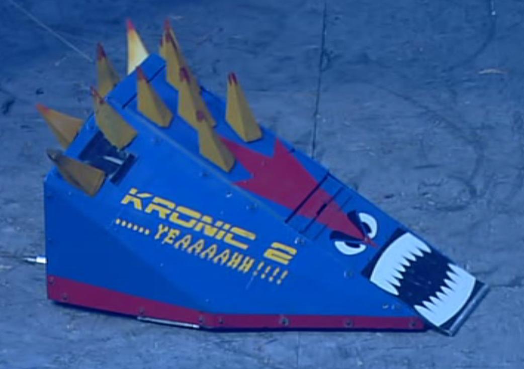 Competitor "Kronic 2" at Robot Wars: The Fifth Wars