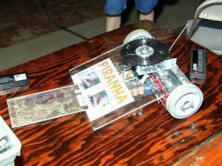 Competitor "Piranha" at BotBash 2001