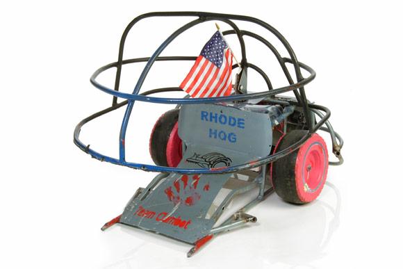 Competitor "Rhode Hog" at BattleBots 4.0