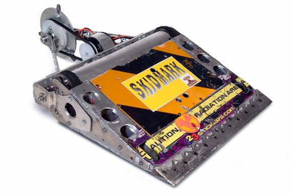 Competitor "Skid Mark" at BattleBots 4.0