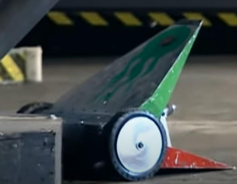 Competitor "Red-Green" at Robot Wars 1997