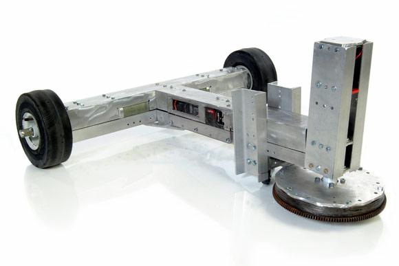 Competitor "Potter's Wheel" at BattleBots 4.0