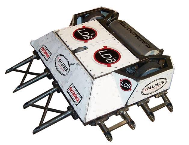 Competitor "Little Drummer Boy" at BattleBots 4.0