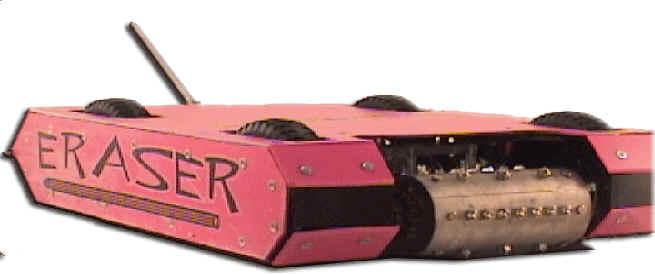 Competitor "Eraser" at BattleBots 4.0