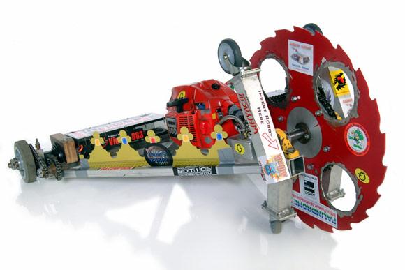 Competitor "Sunshine Lollibot" at BattleBots 4.0