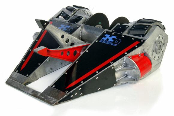 Competitor "CUAD the Unmerciful" at BattleBots 4.0