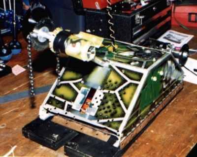 Competitor "Bot Will Eat Itself" at Robot Wars 1997