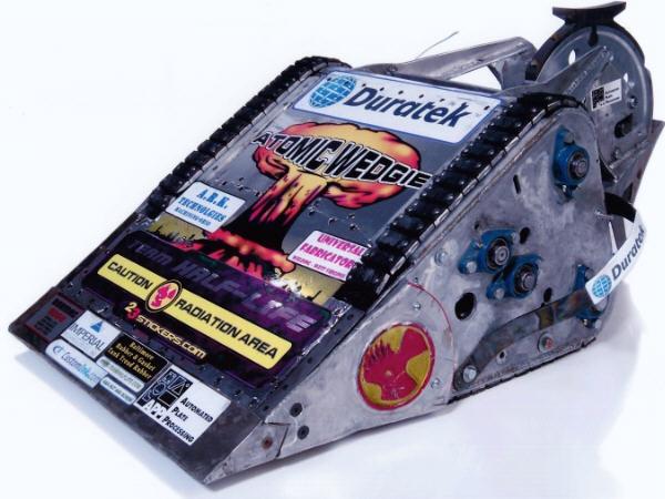 Competitor "Atomic Wedgie" at BattleBots 4.0