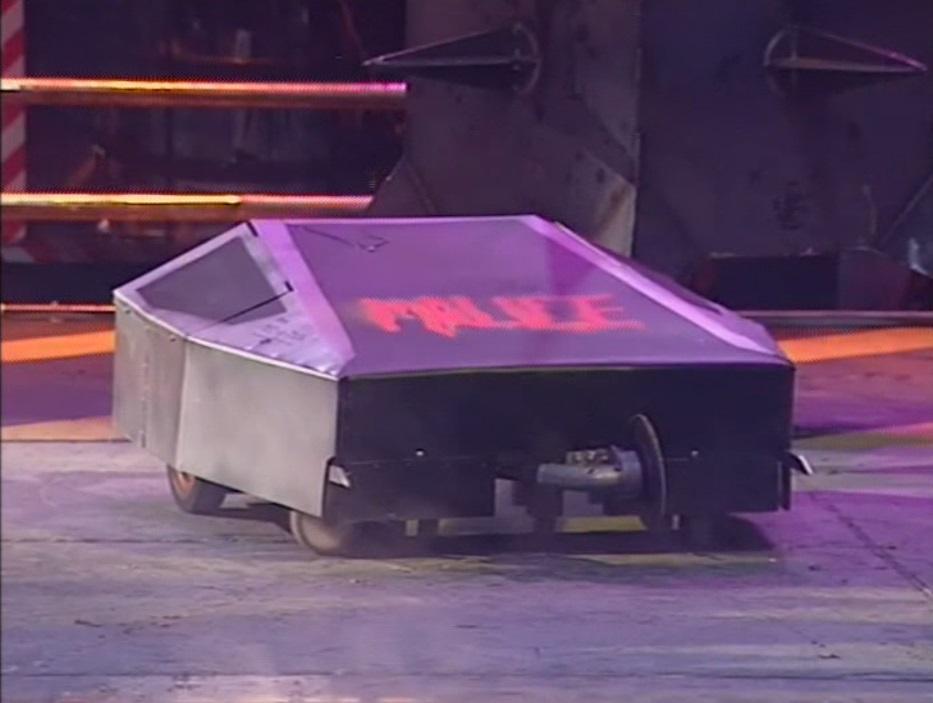 Competitor "Malice" at Robot Wars: The Second Wars