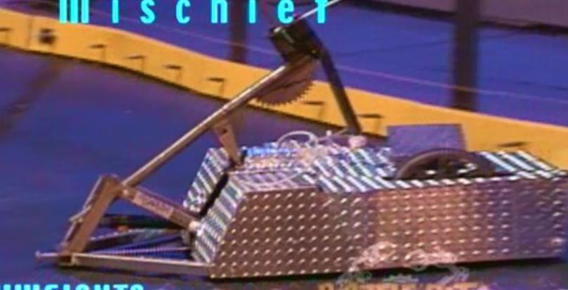 Competitor "Malicious Mischief" at BattleBots Las Vegas 1999