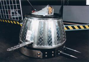 Competitor "Namreko 2000" at Robot Wars 1995