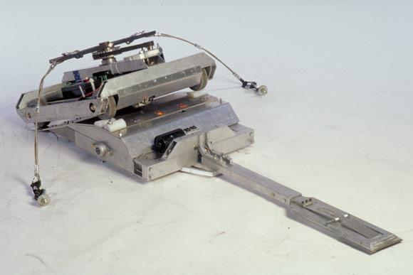 Competitor "SlapPest" at BattleBots Long Beach 1999