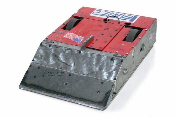 Competitor "The Crusher" at BattleBots Long Beach 1999