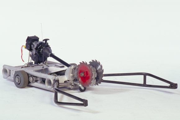 Competitor "Rasta" at BattleBots Long Beach 1999