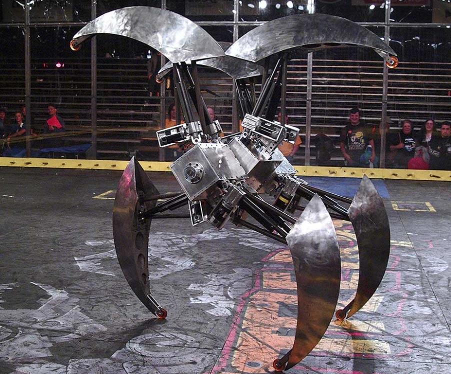 Competitor "Mechadon" at BattleBots Las Vegas 1999