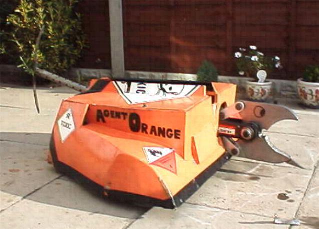 Competitor "Agent Orange" at Robot Wars: The Third Wars