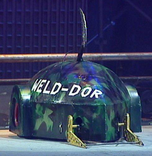 Competitor "Weld-Dor" at Robot Wars: The Third Wars