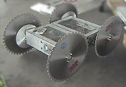 Competitor "Ginsu" at BattleBots Long Beach 1999