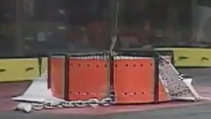 Competitor "S.L.A.M." at BattleBots Las Vegas 1999