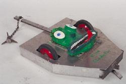 Competitor "Alien Gladiator" at BattleBots 1.0