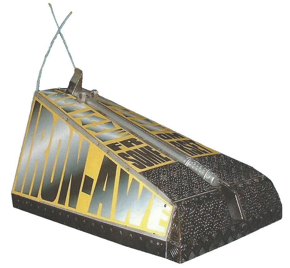 Competitor "Iron-Awe" at Robot Wars Robot Mayhem 2000